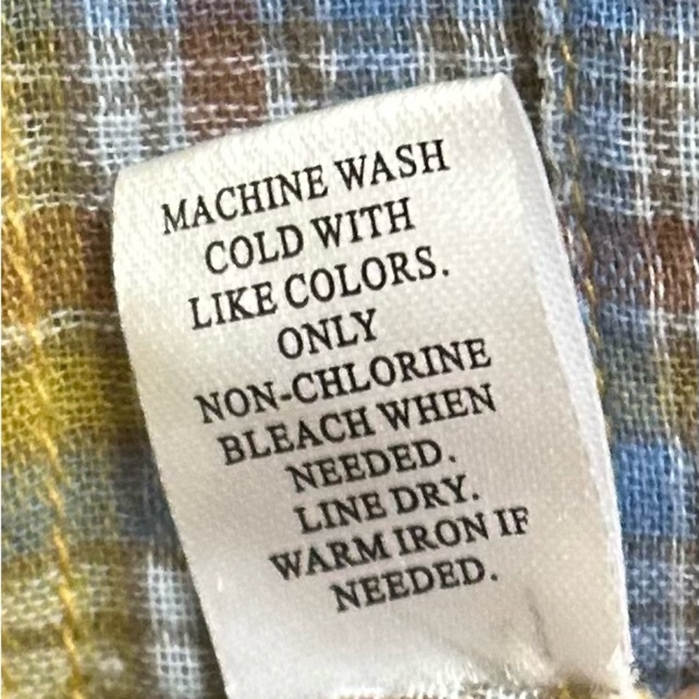 Given Kale Women's Mixed-Plaid Long-Sleeved Boyfriend Shirt - Picture 7 of 10